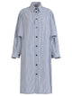 Bottega Veneta Light Cotton Striped Dress
