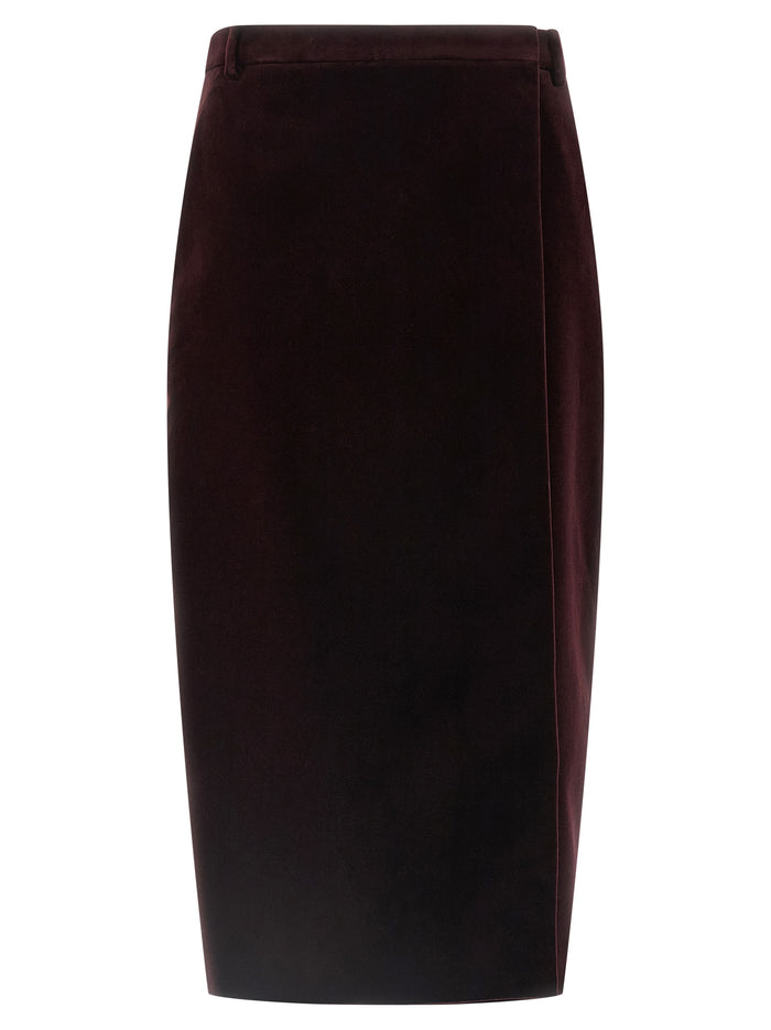 Saint Laurent Velvet Skirt