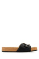 Balenciaga Black Leather Balenciaga X Sholl Slippers