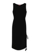 Gucci Black Viscose Silk Dress