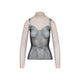 Balenciaga Printed Stretch Tulle Top