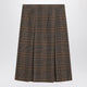 Saint Laurent Wool And Cashmere Midi Skirt