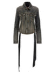 Balenciaga 'Lace Up' Denim Jacket