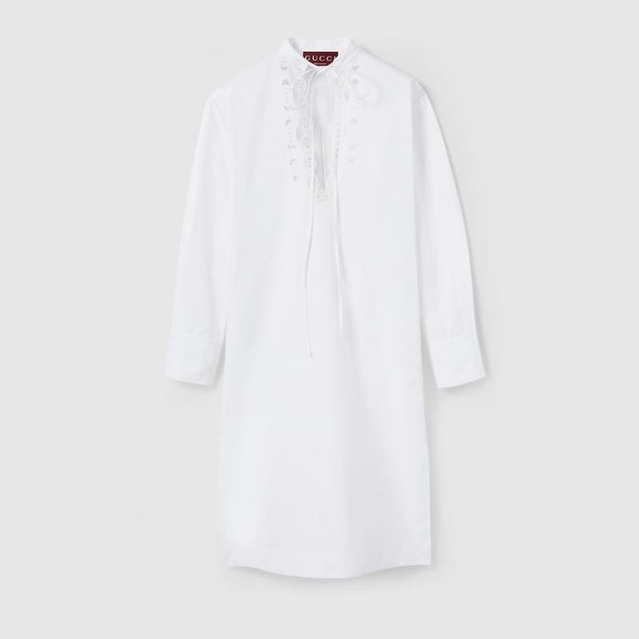 Gucci Drs Ctn Popeline W/Horsebit_18