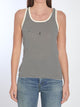 Saint Laurent Striped Cotton Tank Top