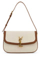 Saint Laurent Sand Canvas Solferino Shoulder Bag