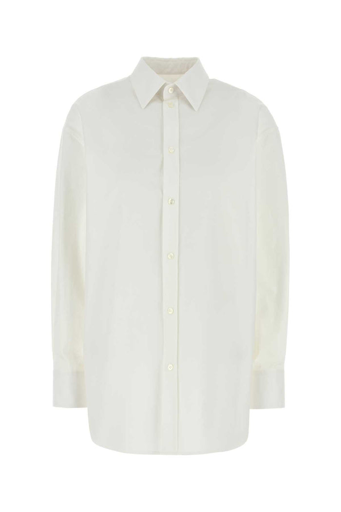 Saint Laurent Cassandre Cotton Poplin Shirt