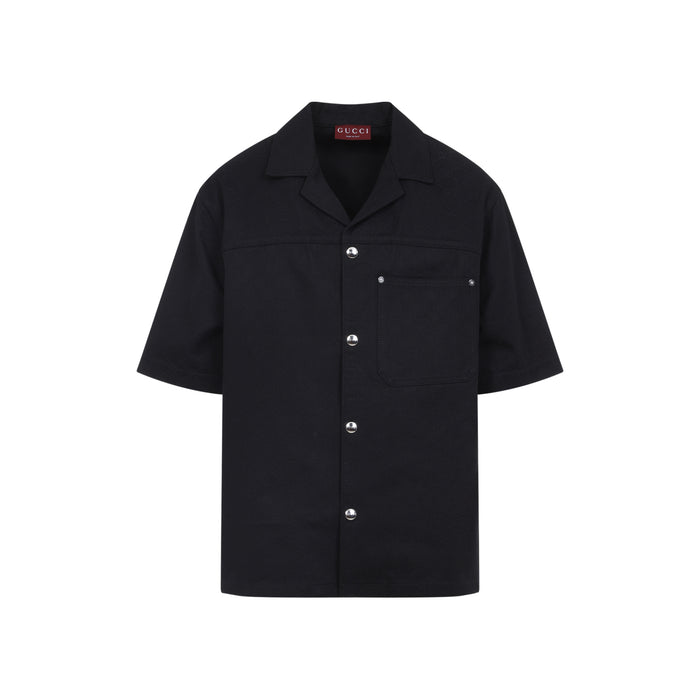 Gucci Black Cotton Shirt