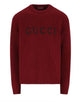 Gucci Burgundy Wool Blend Sweater