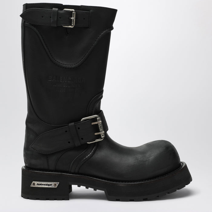Balenciaga Venom Black Calfskin Boots