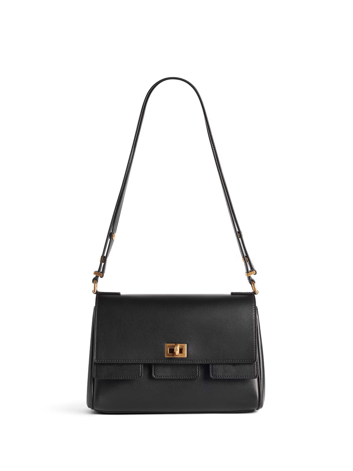 Balenciaga Black Calf Leather Bags