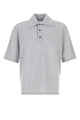 Bottega Veneta Grey Wool Polo Shirt