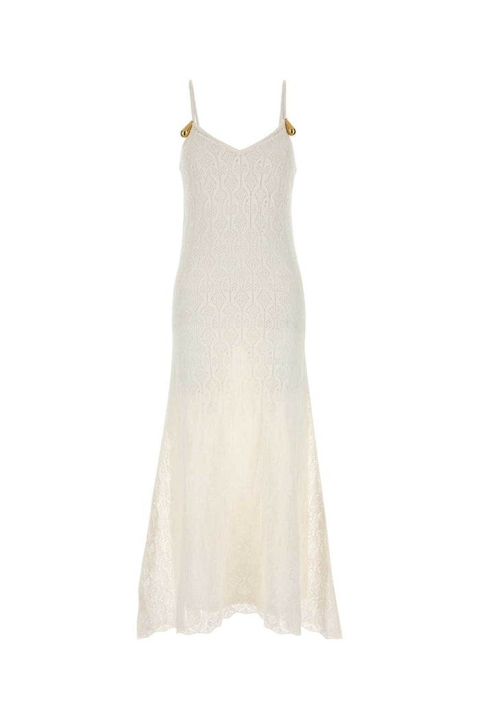 Bottega Veneta White Lace Dress