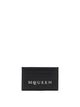 Alexander Mcqueen Black Leather Card Holder