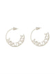 Alexander Mcqueen Silver Brass Earrings