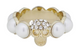 Alexander Mcqueen Skull And Pearl Ring