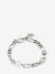 Alexander Mcqueen Skl & Pearl Bracelet - - Metal - Silver