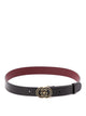Gucci Black Calfskin Belt