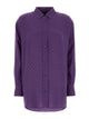 Gucci Purple Silk Shirt