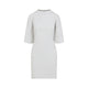 Balenciaga Light Grey Cotton T-Shirt Dress