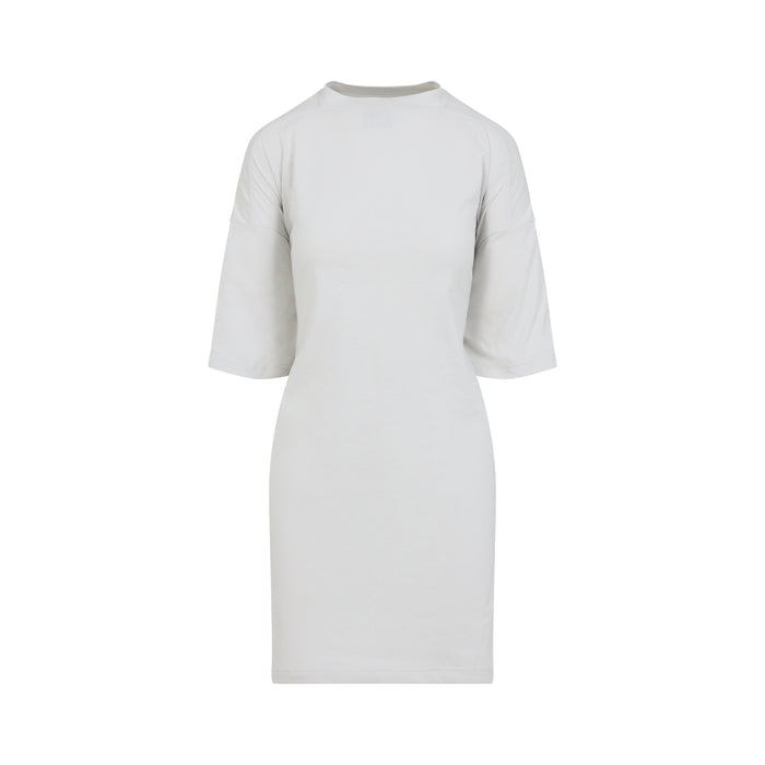 Balenciaga Light Grey Cotton T-Shirt Dress