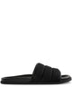 Gucci Black Gg Fabric Slippers