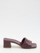 Bottega Veneta Barolo Nappa Leather Kitten Heel Mule Sandal