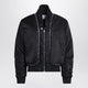 Alexander Mcqueen Black Nylon Zip Bomber