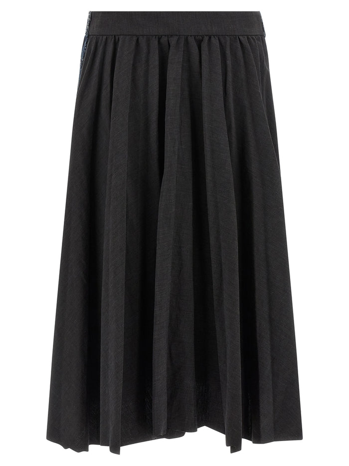 Balenciaga 'Hybrid Pleated' Skirt