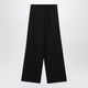 Balenciaga Palazzo Trousers With Elastic Waist In Black Wool