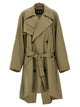 Balenciaga 'Draped Neck' Trench Coat