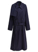 Balenciaga Blue Cotton Coat