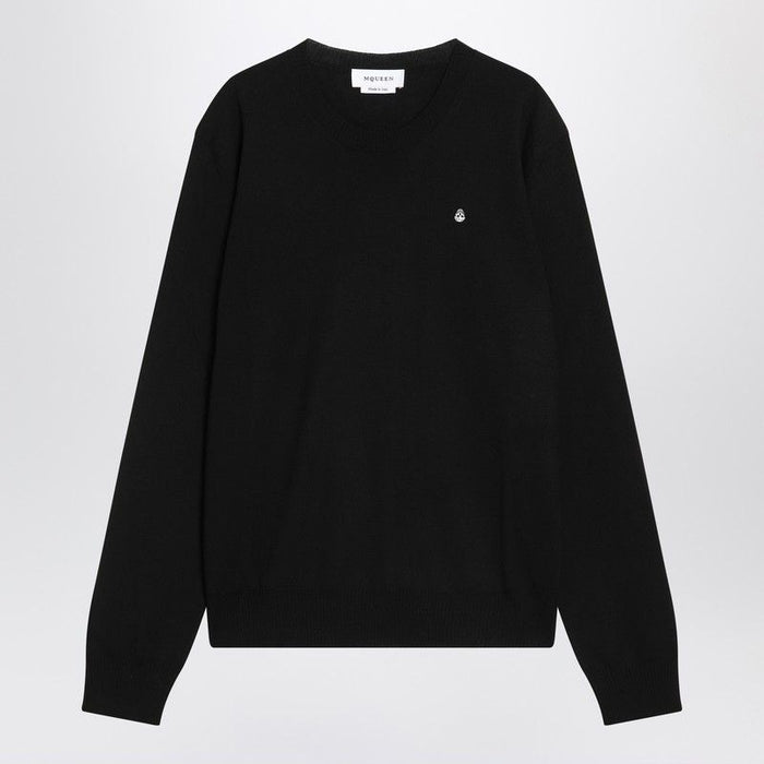 Alexander Mcqueen Sweater Black In Wool