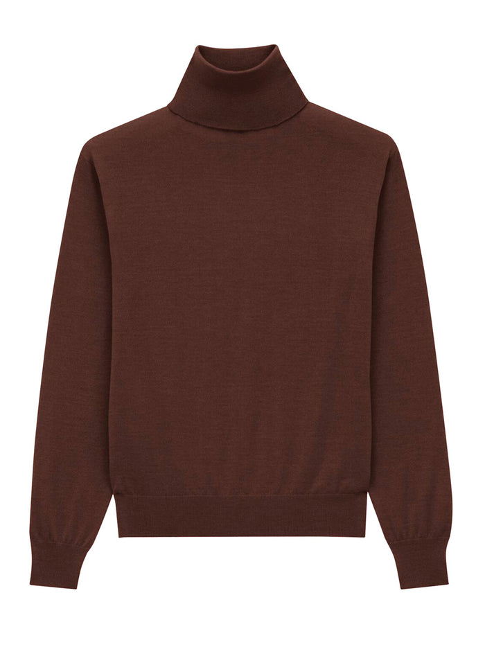 Saint Laurent Turtleneck Pullover In Cashmere, Wool And Silk