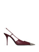 Saint Laurent With Heel Bordeaux Saint Laurent.