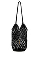 Saint Laurent Black Mesh Large Cassandre Bucket Bag