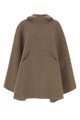 Bottega Veneta Cape-Style Hooded Wool Jacket