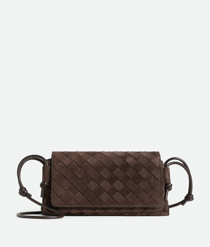 Bottega Veneta Shoulder Bag Nocturne In Suede Leather