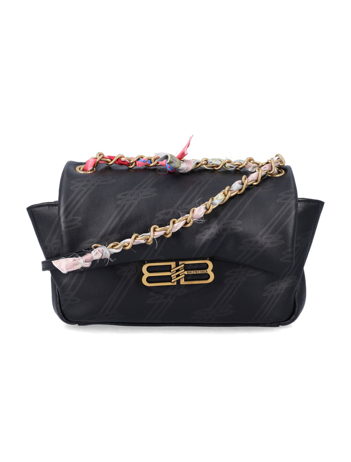 Balenciaga Printed Leather Mini Darling Shoulder Bag