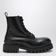 Balenciaga Black Combat Leather Boots