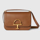 Gucci Caramel Leather Small Gucci Siena Shoulder Bag