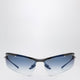 Balenciaga Cateye Boomerang Mirror Blue Sunglasses