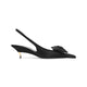 Saint Laurent Black Calf Leather Dakota 50 Sandals