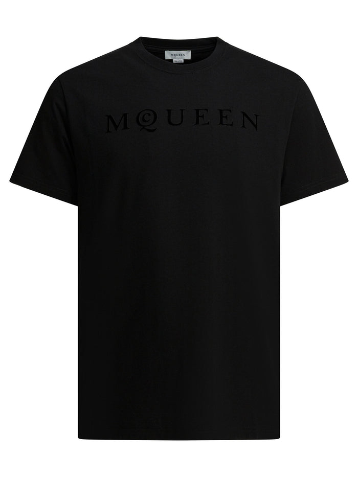 Alexander Mcqueen Black Cotton T-Shirt