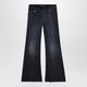 Balenciaga Navy Blue Jeans With Curved Waist