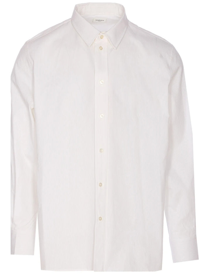 Saint Laurent White Cotton Shirt