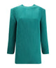 Saint Laurent Vert Silk Dress