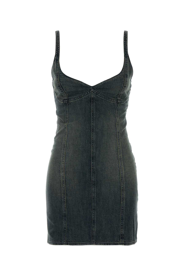 Balenciaga Denim Mini Dress