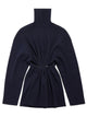 Balenciaga Draped Knit Pinched Mini Dress