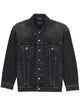 Saint Laurent Saint Laurent Oversized 70S Black Denim Jacket